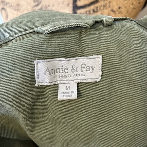 Annie & Fay lightweight army green military jacket - Picture 9 of 10